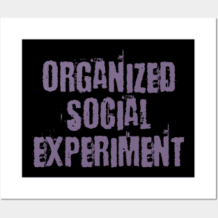 Organized Social Experiment Posters and Art